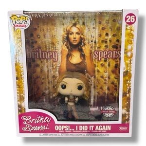Britney Spears Funko Pop Albums Oops!... I Did It Again #26 Special Edition NIB